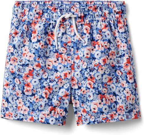 Janie and Jack Boys Floral Swim Short (Toddler/Little Big Kid) in Saudi Arabia