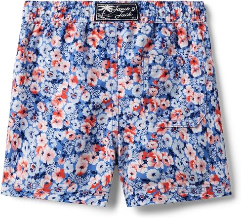 Janie and Jack Boys Floral Swim Short (Toddler/Little Big Kid) in Saudi Arabia