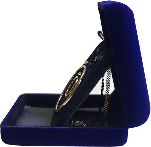 Jewelry Gift Box with LED Lights,Velvet Jewelry Storage Display Case Pendant Necklace Gift Box for Wedding, Engagement,Proposal, Birthday, Anniversary and Valentine's Day in Saudi Arabia