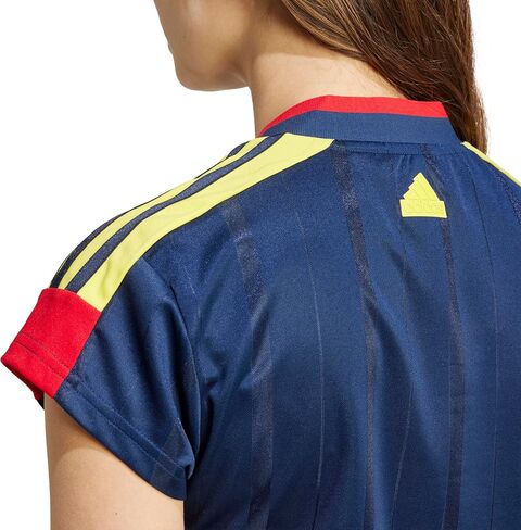 adidas Women's Tiro Nations Pack Crop Jersey, Collegiate Navy/Better Scarlet/Impact Yellow, Medium in Saudi Arabia