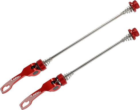 X AUTOHAUX 1 Pair Front Rear Bicycle Quick Release Axles Skewers Lever Aluminum Alloy 145mm 185mm for MTB Bike in Saudi Arabia