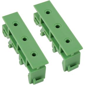 10 sets 35mm PCB DIN C45 Rail Adapter Circuit Board Mount, Circuit Board Holder, Easy to install and detach, for Holding PCB or Electronic Switching Devices