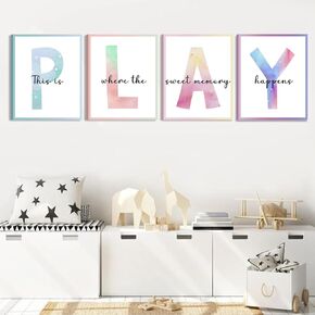 Framed Words of Affirmation Kids Wall Art, Positive Affirmations Kids Wall Decor, Colorful Quotes Print Daily Affirmations for Kids Room Playroom Classroom Wall Decor(8x10inch, Set of 6, Framed) in Kuwait
