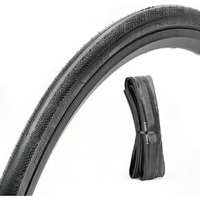 700x25c Bike Folding Tires Clincher Tire 60 TPI Foldable Replacement Tires for Road Bicycle