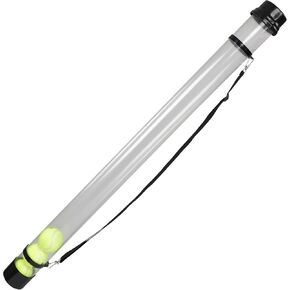 Get Out! Tennis Ball Hopper Tube for 16 Balls - Tennis Ball Pickup Collector Tennis Ball Retriever Tube Carrier - 40in