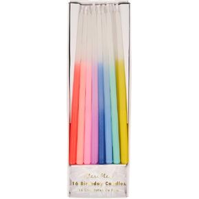 Meri Meri Rainbow Dipped Tapered Candles