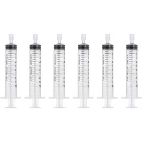 6 Pack 10ml liquid Dispenser, liquid Extraction Syringe Pump for Travel Atomizer Spray Bottle