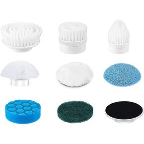 Replacement Heads set 8 pcs for Electric spin scrubber