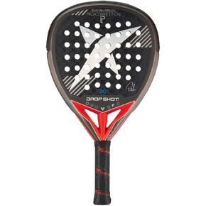 Drop Shot Canyon Pro 2.0 by Lima - Padel Racket Series - Padel Racket with Shock Absorption, Great Control and Power – Professional Padel 2024, Black