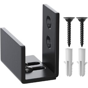 WINSOON Adjustable Floor Guide for Sliding Barn Door, Wall Mount Bottom Hardware System for Closet Bypass Doors TV Stand