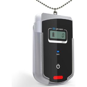 Carbon Monoxide CO Detector, Car, RV, Aircraft, Boat, Bus, Truck, Vehicle Automotive CO Gas Alarm, Portable CO Meter for Travel, Police, Pilots, Drivers, and Campers