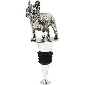 French Bulldog Frenchie Dog Wine Bottle Stopper, French Bulldog Gifts Wine Gifts Christmas Birthday Gifts for Men Women Dog Lovers, Wine Stopper for Wine Champagne Prosecco, Wine Accessories
