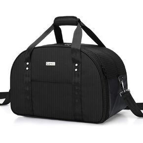 CURMIO Bartender Kit Travel Carrying Bag with Padded Compartment for Wine and Bar Tools Set, Bartender Shoulder Tote Bag for Home Indoor Outdoor Patio Party, Black, BAG ONLY, Patent Pending