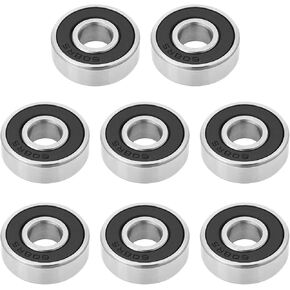 SING F LTD 8 Pcs 608-2RS 22mm Ceramic Skateboard Bearings Stainless Steel Shielded High Speed Wear Resistant for Skate Skateboard Wheel in Saudi Arabia