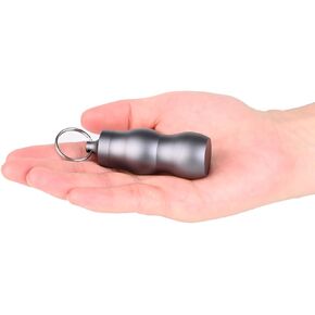 Portable Pill Case,2 Compartment Waterproof Keychain Pill Holder,Pill Container for Daily Supplyment