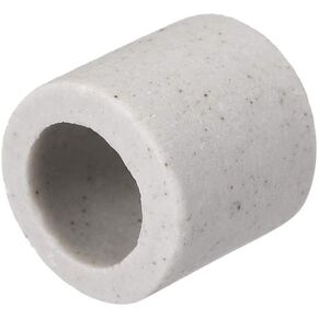 uxcell 8mm Dia Ceramic Insulation Tube Single Bore Alumina Porcelain High Temperature Insulator Pipe for Heating Element 39 Pcs