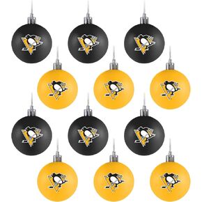 foco NHL Team Logo 12-Pack Ball Hanging Tree Holiday Ornament Set