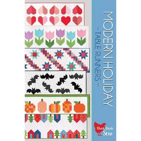 cluck cluck sew Modern Holiday Table Runners Pattern