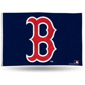 MLB Red Sox "B" Logo 3 x 5 Foot Banner Flag