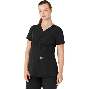 Carhartt Women's Henley Maternity Scrub Top