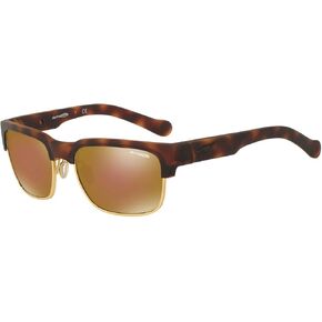 Arnette Dean AN4205 21527D Sunglasses, Havana Frame 59mm w/Gold/Brown Lens