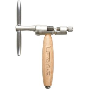 LEZYNE Classic Chain Drive Bicycle Chain Breaker Tool, Ergonomic Driver, Wood Handle, Hardened Steel Breaker Pin, Bike Repair Tool