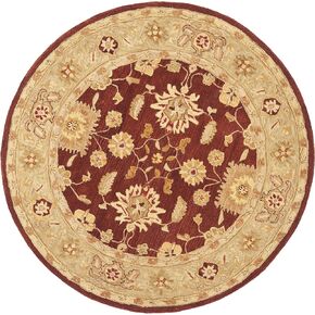 SAFAVIEH Anatolia Collection Accent Rug - 2' x 3', Brown & Taupe, Handmade Traditional Oriental Wool, Ideal for High Traffic Areas in Entryway, Living Room, Bedroom (AN556C)