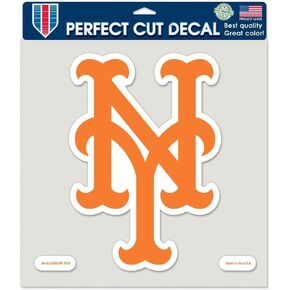 MLB New York Mets 79774010 Perfect Cut Color Decal, 8" x 8", Black