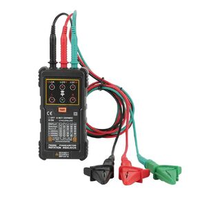 Three Phase Motor Rotation Indicator, PM5900 400V AC Portable Sequence Rotation Tester, Motor and Phase Rotation Indicator