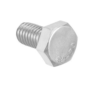 10 Pcs M6 Hex Bolt M6-1 x 55mm UNC Hex Head Screw Bolts A2-70(304) Stainless Steel Fully Threaded Hex Tap Bolts,Fully Threaded (M6 x 55mm)