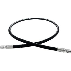 HaiChi 26711-04-04-RW- Hydraulic Hose Swivel Assembly 1/4" Hydraulic Hose with Female JIC X Female JIC, 48" Long,5800psi, Black