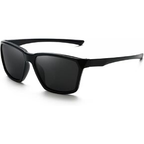Mens Sunglasses Cool Sunglasses for Men Women, TR90 Frame Sport Sun Glasses, UV400 Protection Polarized Sports Sunglasses for Driving, Fishing, Running, Cycling