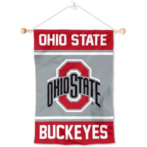 Ohio State Buckeyes Window Wall Banner Hanging Flag with Suction Cup