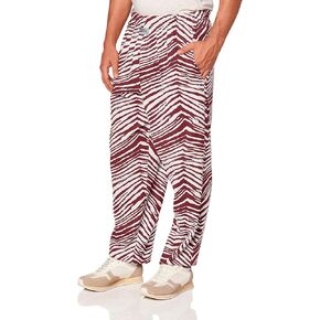 Zubaz Men's Standard Classic Zebra Printed Athletic Lounge Pants