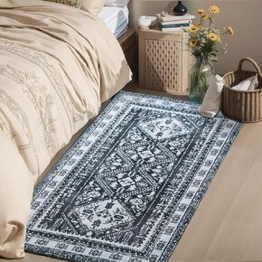 Rug with Enhanced Anti-Slip Backing,Outdoor Rug,No Shedding Area Rug,3x5 Soft Low-Pile Rugs,Anti-Wrinkle Living Room Rug,Rugs for Bedroom,Kitchen,Laundry,Foldable Washable Rug,Fast Drying Modern Rug