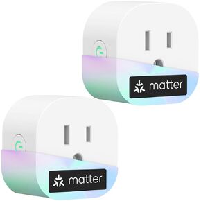 meross Matter Smart Plug Mini, FFS Easy Setup, 100% Privacy Smart Outlet, Compact Size, Support Apple Home, Alexa, Google Home with Schedule and Timer, App and Voice Control, 2.4G Wi-Fi Only (4 Pack)