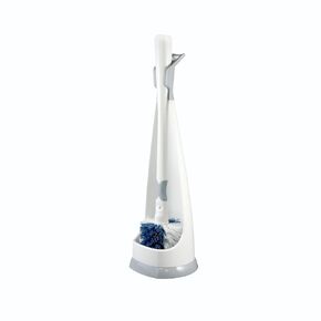 Unger No-Drip Toilet Brush Set – Flexible Neck Toilet Brush with Portable Caddy Holder, Discreet Bathroom Cleaning Brush, Toilet Scrubber, Toilet Bowl Cleaner Brush, Bathroom Cleaning Supplies
