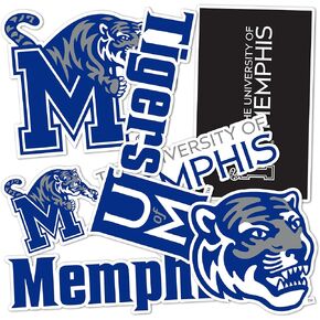 Desert Cactus University of Memphis Tigers UM Stickers Vinyl Decals Laptop Water Bottle Car Scrapbook T2 (Type 2)