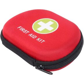 EVA Case Empty Medical Bag Mini Pocket Type First Aid Kit Empty Small Pouch First Aid Hard Case Empty First Aid Hard Case for Emergency Camping First Responder Home Business Outdoor (Red G)