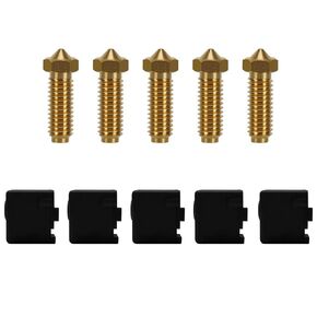 KOYOFEI 20PCS Hardened Nozzle Kit for Kobra 2, 3D Printer Accessories 8PCS 0.4mm, 3PCS 0.2mm, 0.6mm, 0.8mm, 1.0mm Hardened Steel Nozzles Kit for Kobra 2 Neo, Kobra 2 Pro/Plus/Max