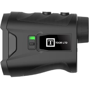 USB-C Rechargeable Laser Rangefinder for Golf & Hunting w/Hard Shell Case, 5Y-1100Y Range, High-Precision, Flag Pole Locking, Slope Mode, Continuous Scan, Magnetic Mount