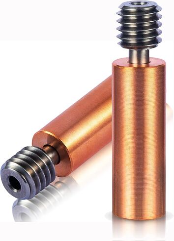2-Pack Bimetal CR6 SE Heatbreak, High Temperature All Metal Titanium + Copper Throat Tube for Creality CR-6 SE/Max/CR-5 PRO 3D Printer Hot End Parts in Saudi Arabia