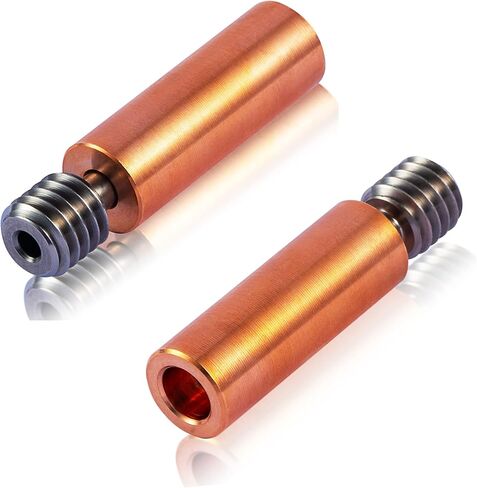2-Pack Bimetal CR6 SE Heatbreak, High Temperature All Metal Titanium + Copper Throat Tube for Creality CR-6 SE/Max/CR-5 PRO 3D Printer Hot End Parts in Saudi Arabia