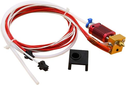Creality Ender 5/Ender 5 Pro 3D Printer Extruder Assembled MK8 Hot End Kit with Aluminum Heating Block Silicone Hotend Sock 24V in Saudi Arabia