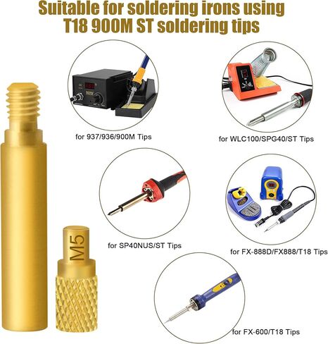 8 قطعة مجموعة الحرارة إدراج رؤساء تلميح ، أطراف لحام مدببة ل Fx888D ، رؤساء تلميح M2 M2.5 M3 M4 M5 M6 M8 مجموعة الحرارة إدراج ، مع صندوق in Kuwait