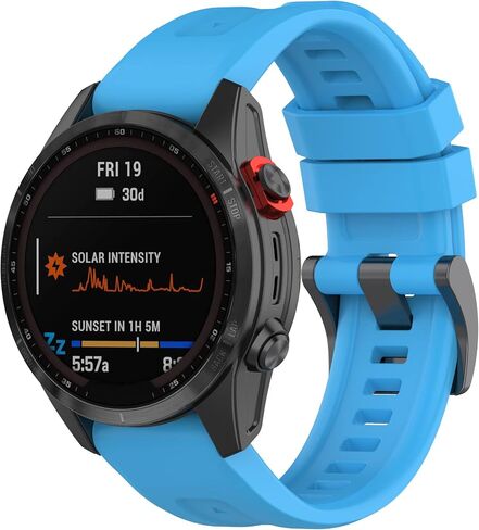 تناسب Garmin Quatix 7 Pro Bands، Forerunner 965 955 945 من السيليكون لأساور المعصم البديلة لـ Garmin Epix Pro 47 مم/Fenix ​​7/6/5/EPIX gen 2/غريزة 2/Approach S62 in Kuwait