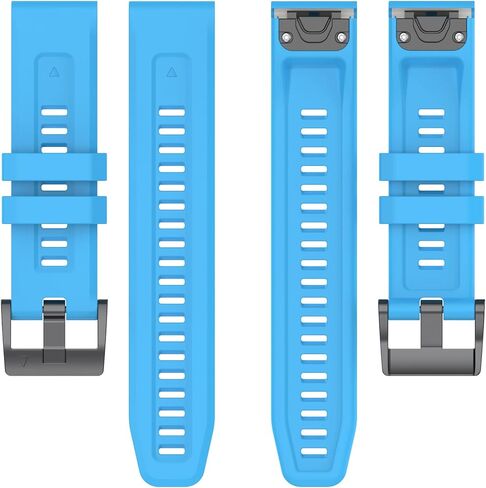 تناسب Garmin Quatix 7 Pro Bands، Forerunner 965 955 945 من السيليكون لأساور المعصم البديلة لـ Garmin Epix Pro 47 مم/Fenix ​​7/6/5/EPIX gen 2/غريزة 2/Approach S62 in Kuwait