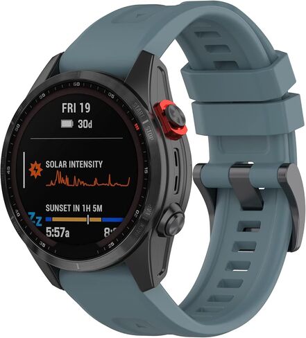 تناسب Garmin Quatix 7 Pro Bands، Forerunner 965 955 945 من السيليكون لأساور المعصم البديلة لـ Garmin Epix Pro 47 مم/Fenix ​​7/6/5/EPIX gen 2/غريزة 2/Approach S62 in Kuwait