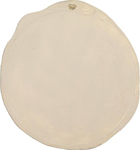 Bloomingville Polyresin Framed Organic Shaped Wall Mirror, Cream in Saudi Arabia