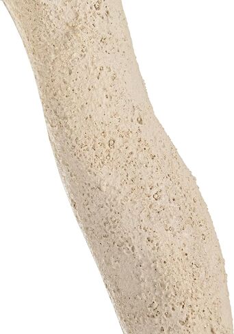 Bloomingville Polyresin Framed Organic Shaped Wall Mirror, Cream in Saudi Arabia